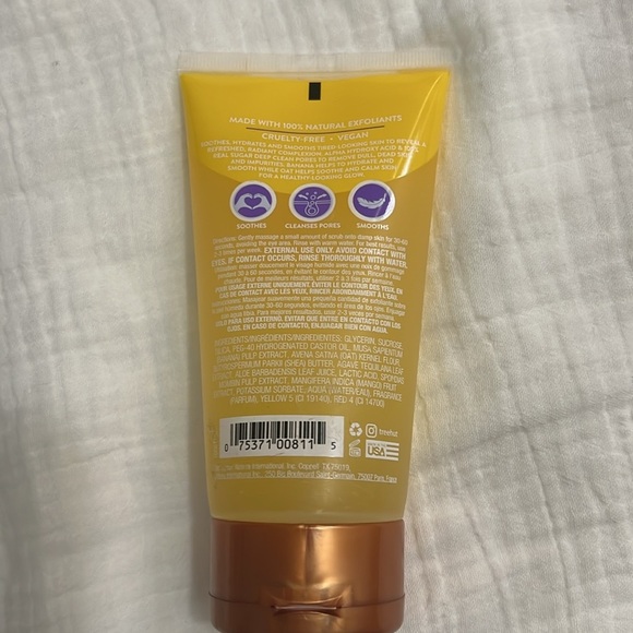 Tree Hut Nourishing Sugar Face Scrub Banana Oat AHA - Picture 2 of 2